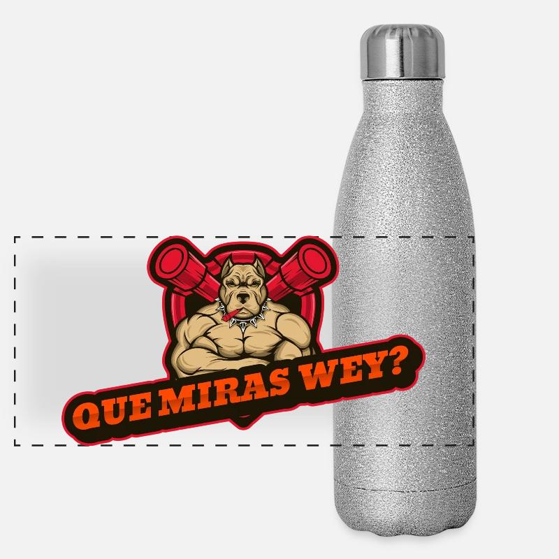 QUE_MIRAS_WEY Gourde isotherme panoramique pailletée 500 ml