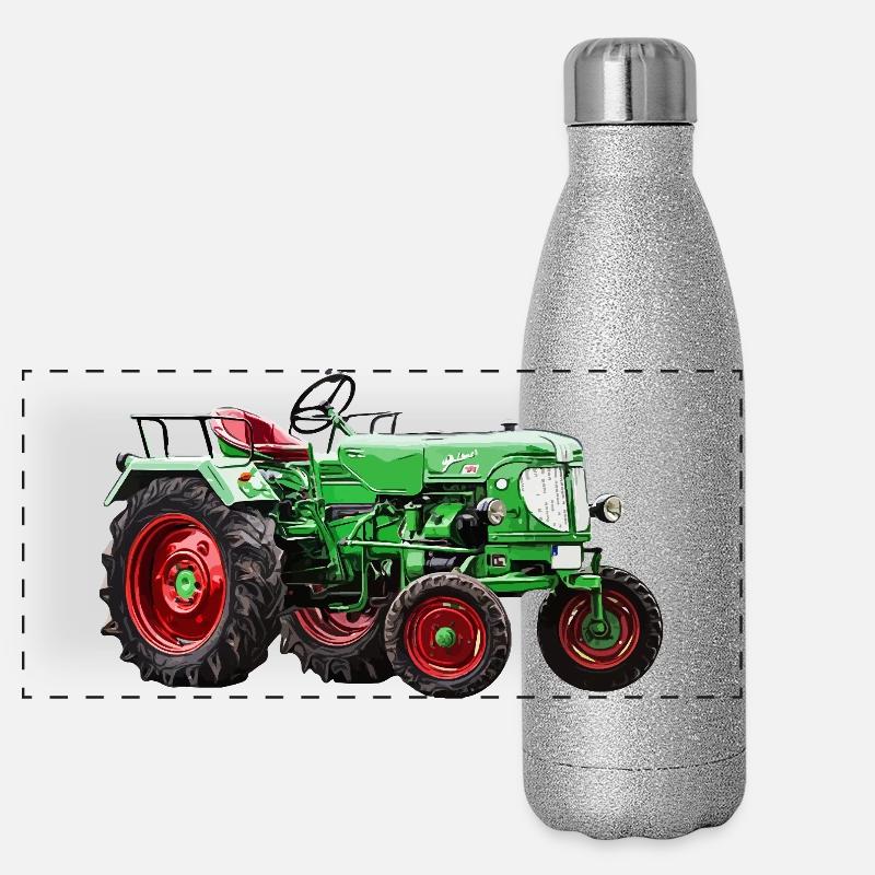 Tractor ADN Panoramic Glitter Thermal Bottle 500 ml