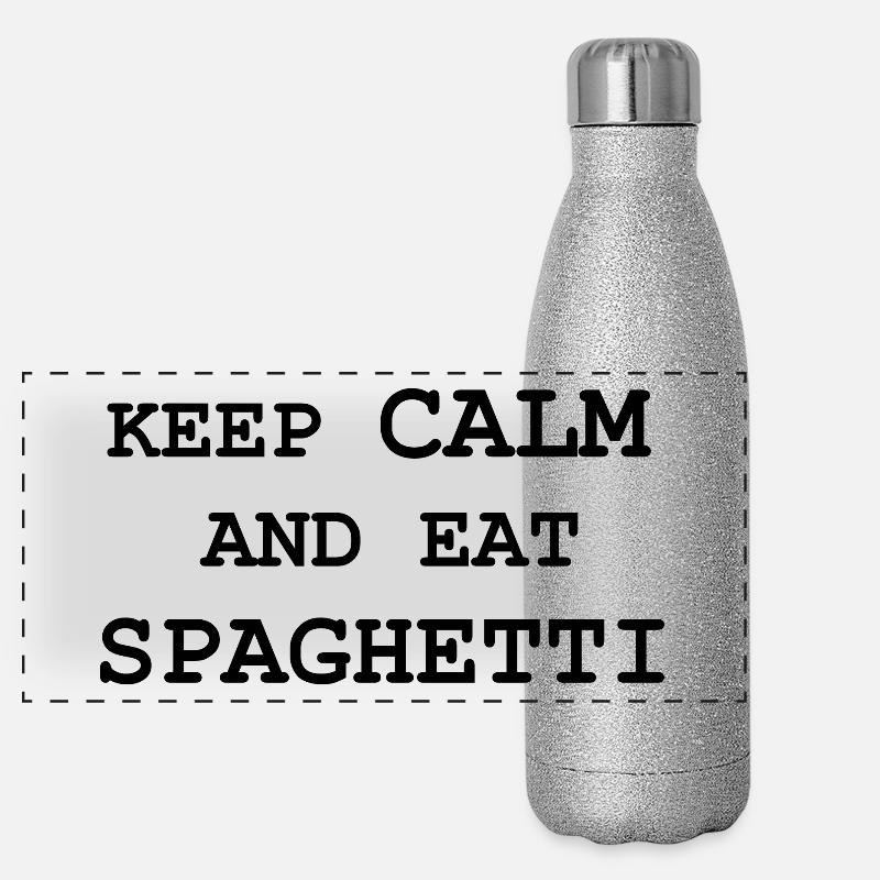 Spaghetti Panorama Glitzer Isolierflasche 500 ml