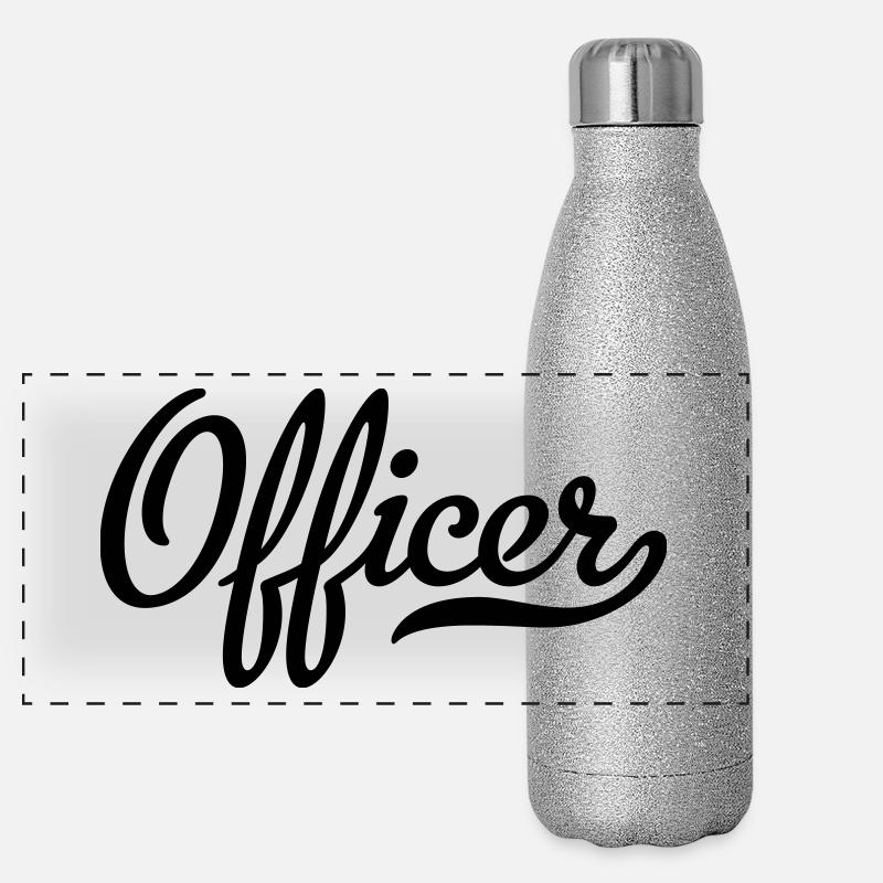 Officier Gourde isotherme panoramique pailletée 500 ml