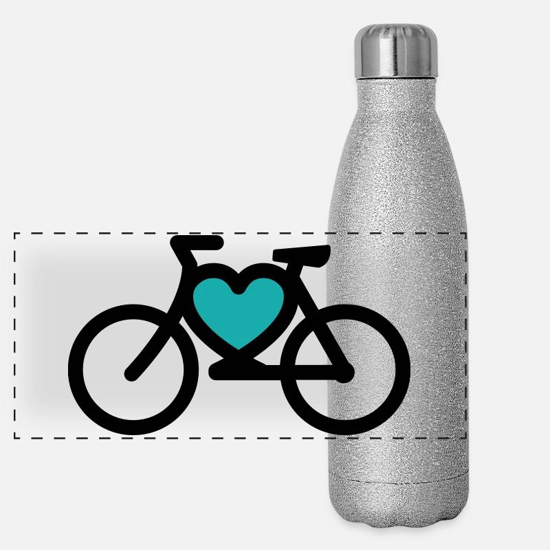 i ike my bike Panorama Glitzer Isolierflasche 500 ml