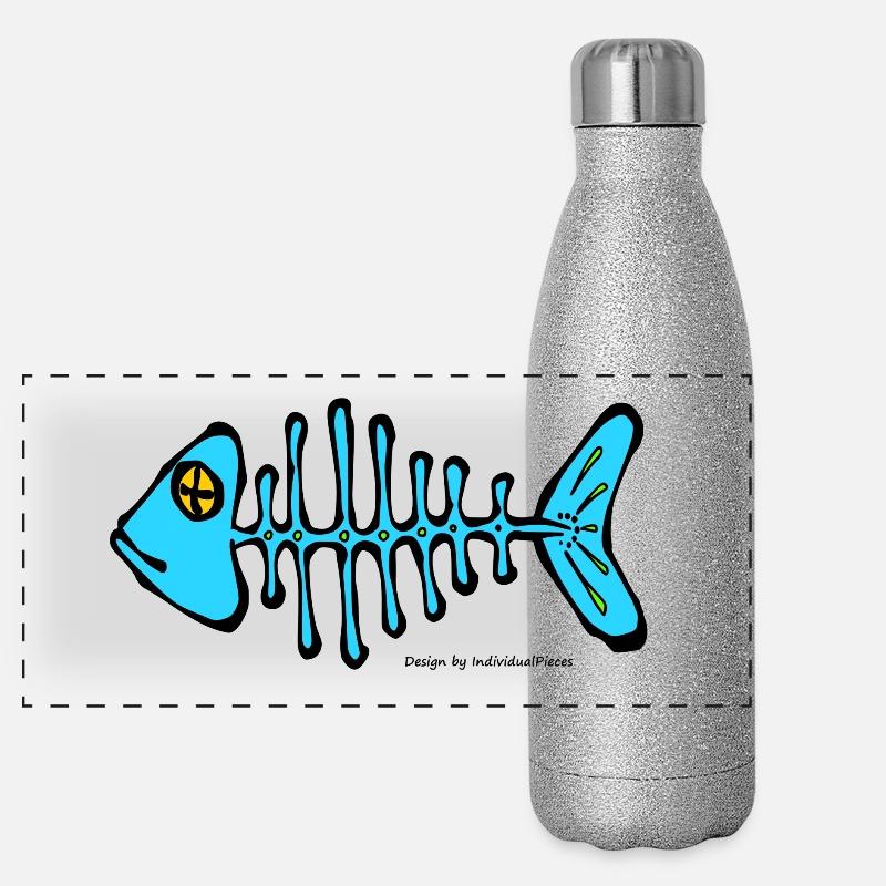Fish bone Panoramic Glitter Thermal Bottle 500 ml