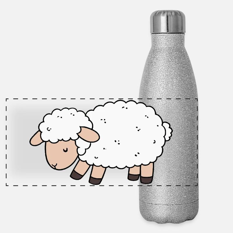 Panorama Glitzer Isolierflasche 500 ml