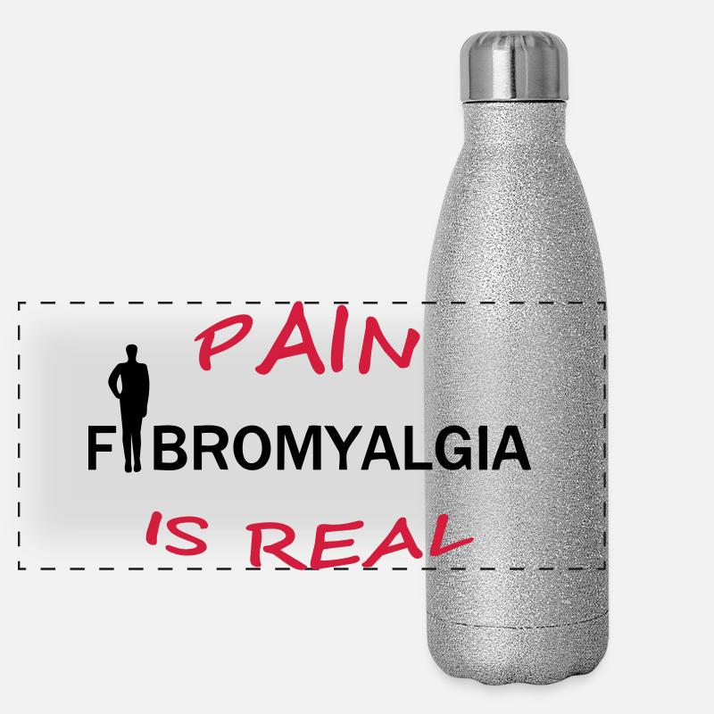 Fibromyalgia - Pain is real Geschenk Gourde isotherme panoramique pailletée 500 ml