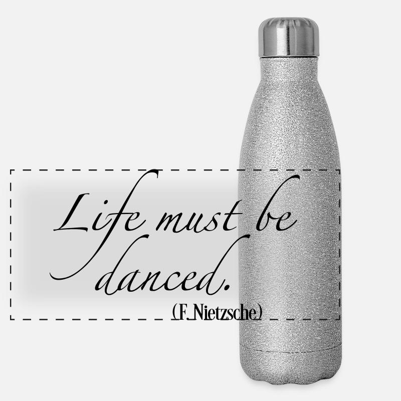 tanzen Panorama Glitzer Isolierflasche 500 ml
