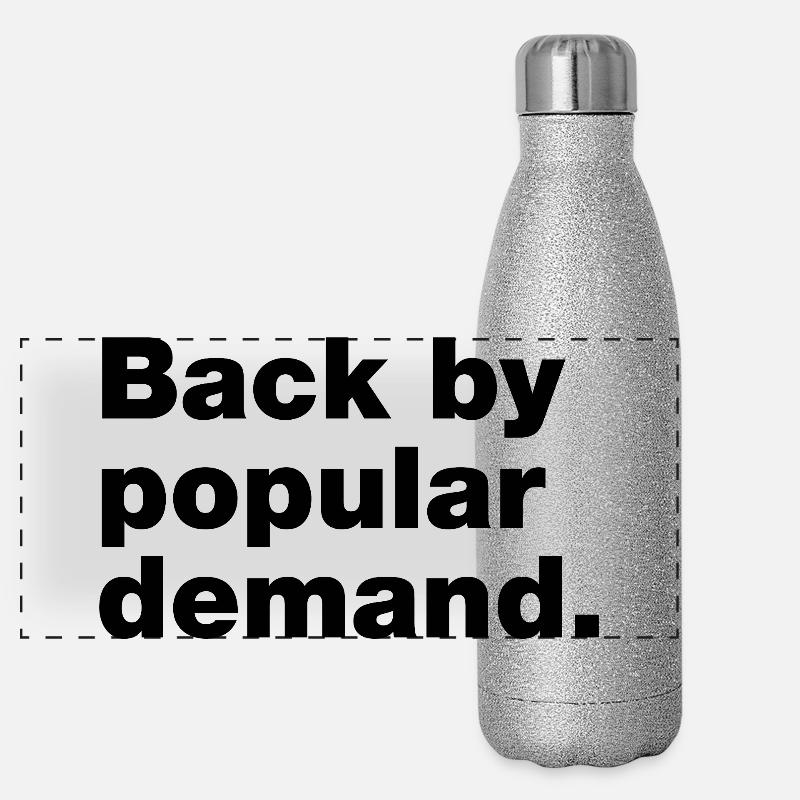 Back by popular demand Panoramic Glitter Thermal Bottle 500 ml