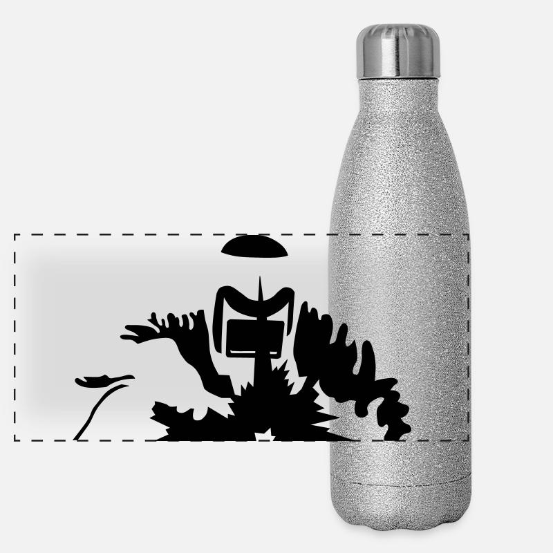 Schweißer Panorama Glitzer Isolierflasche 500 ml