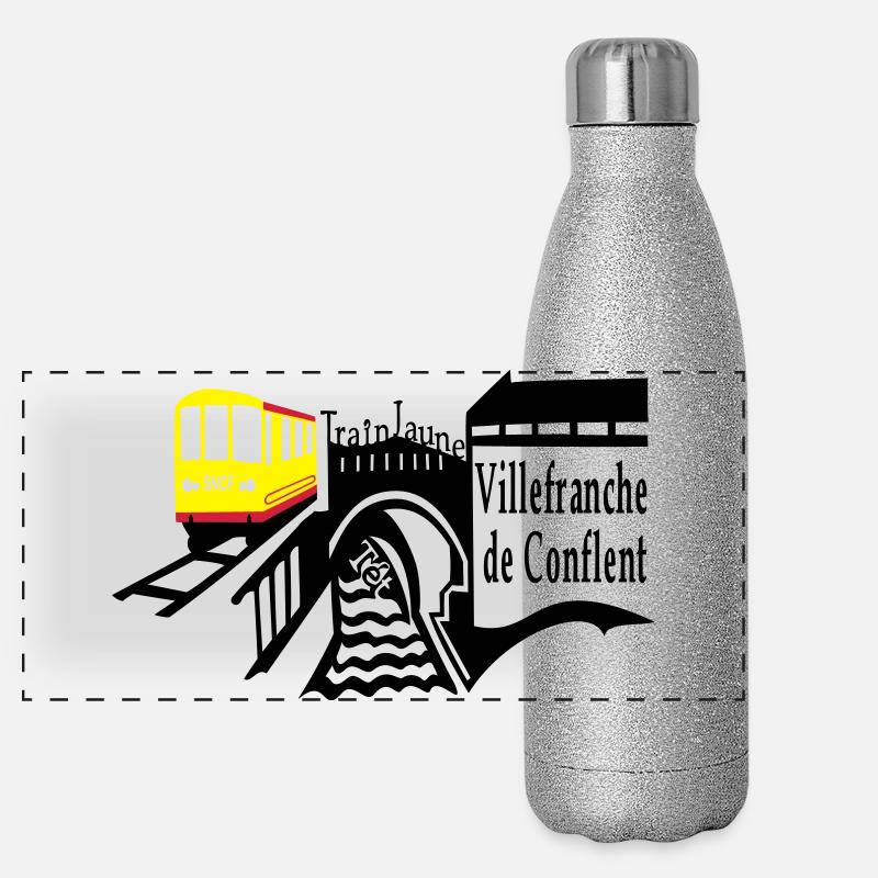 The little yellow train Panoramic Glitter Thermal Bottle 500 ml