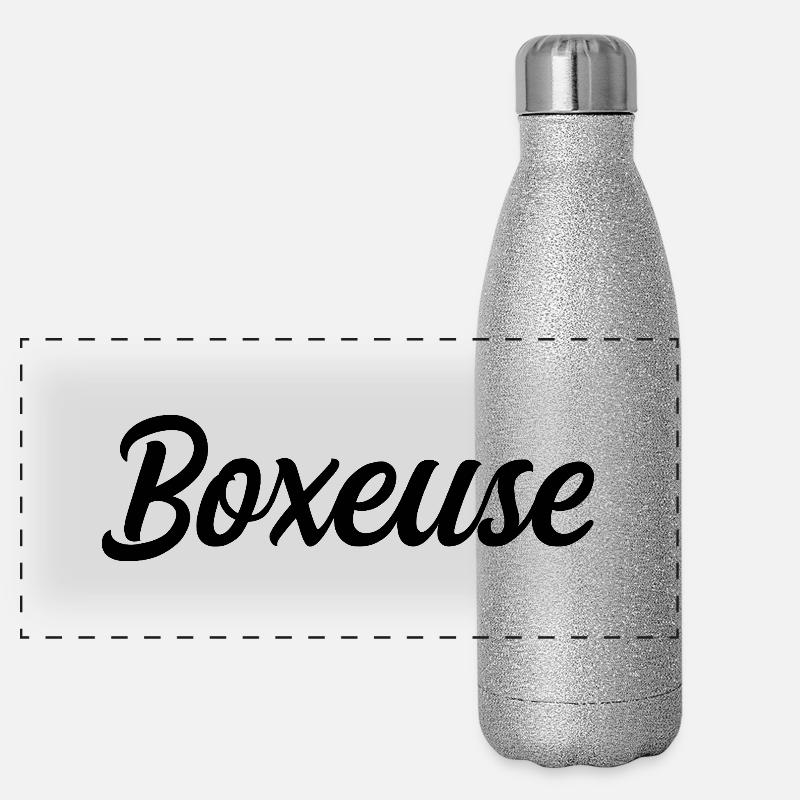 Boxeuse Gourde isotherme panoramique pailletée 500 ml