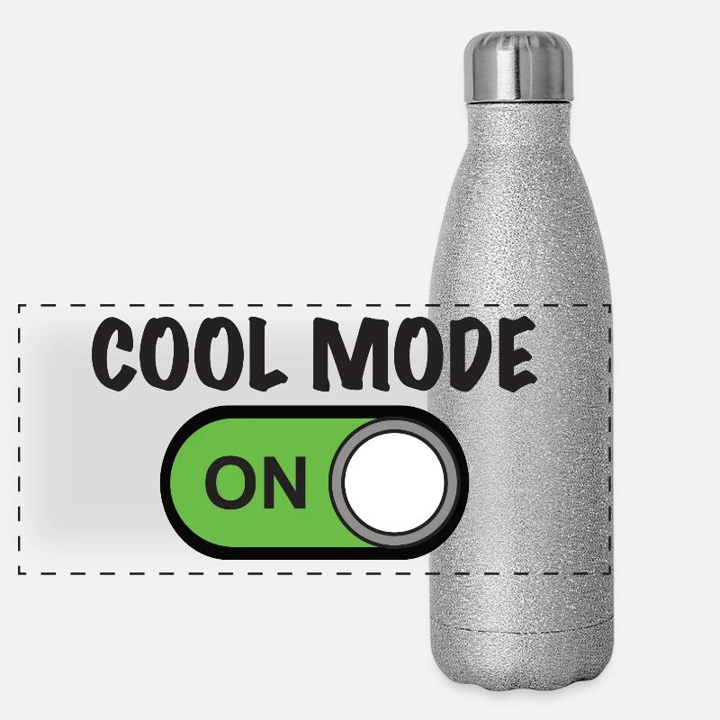 MODE COOL ON Gourde isotherme panoramique pailletée 500 ml
