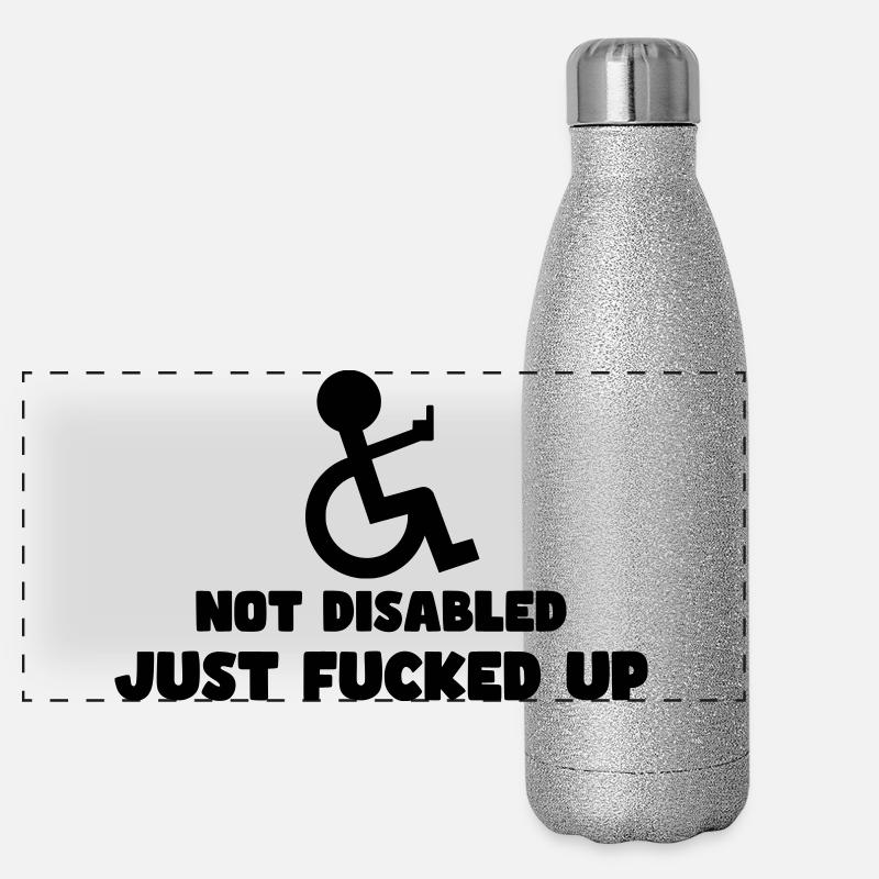 Nicht deaktiviert, einfach völlig verwirrt! # Panorama Glitzer Isolierflasche 500 ml