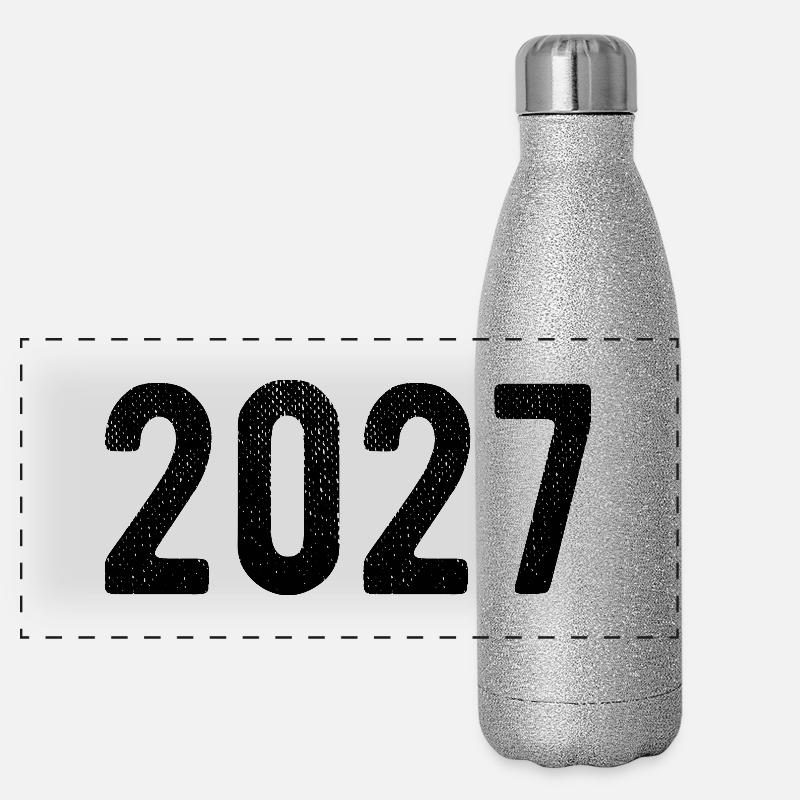 2027 Gourde isotherme panoramique pailletée 500 ml