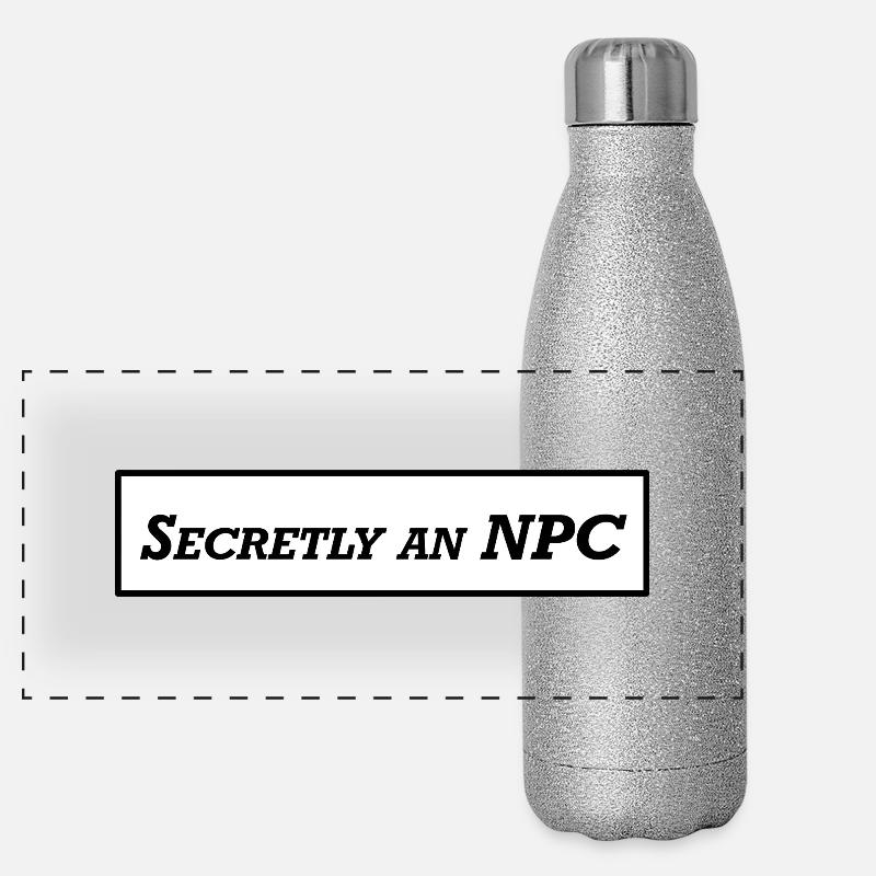 Heimlich ein NPC Panorama Glitzer Isolierflasche 500 ml