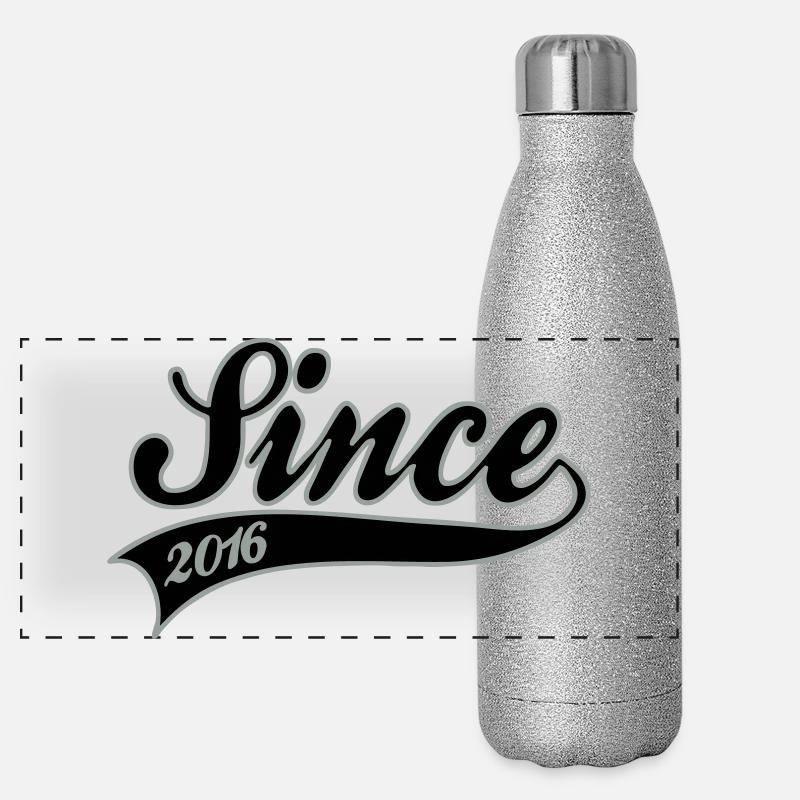 since 2016 Panorama Glitzer Isolierflasche 500 ml
