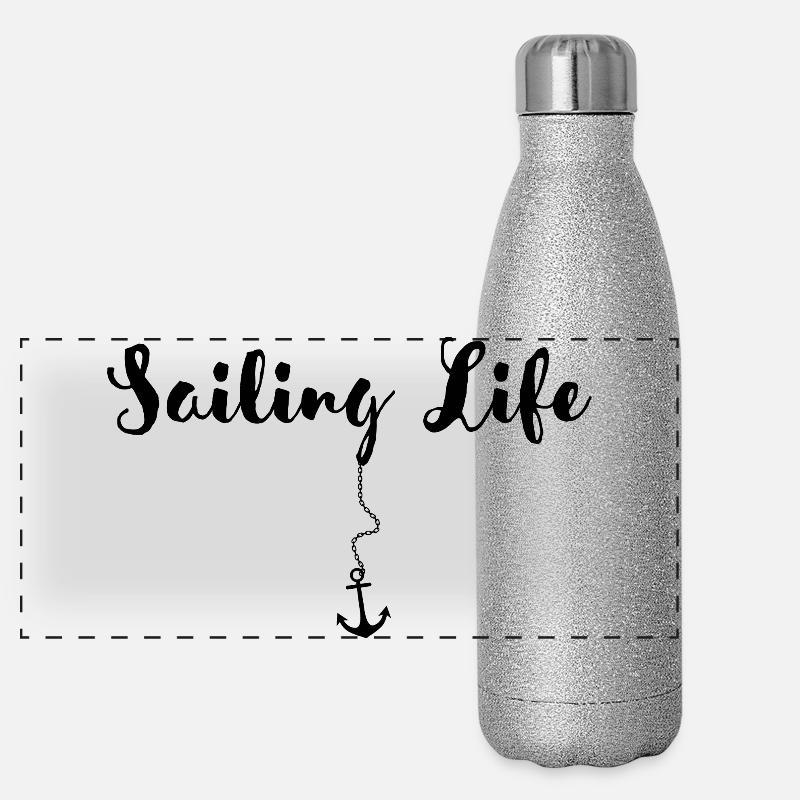 Sailing & Boating - Sail Love Panoramic Glitter Thermal Bottle 500 ml