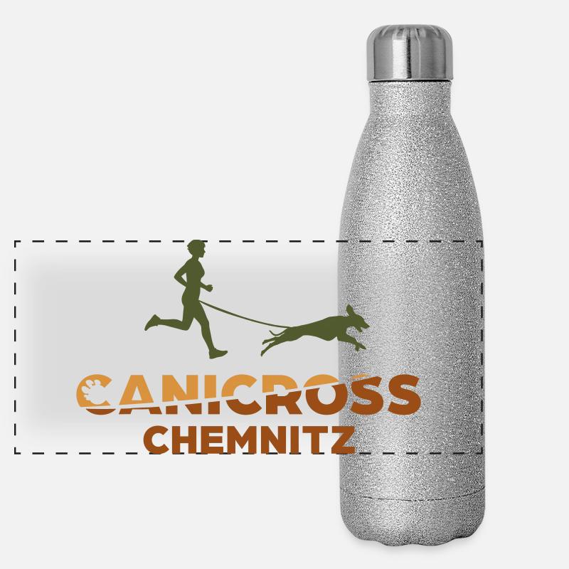 Canicross Chemnitz Gourde isotherme panoramique pailletée 500 ml