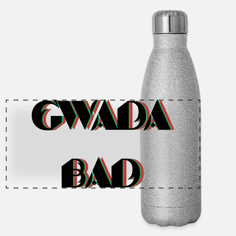 gwada_bad Gourde isotherme panoramique pailletée 500 ml