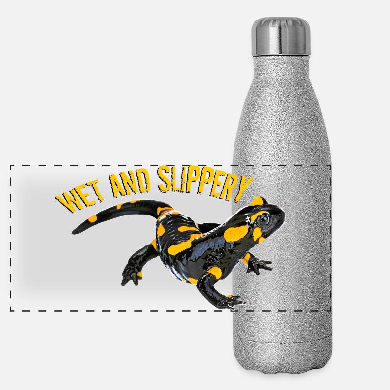 Fire salamander Panoramic Glitter Thermal Bottle 500 ml