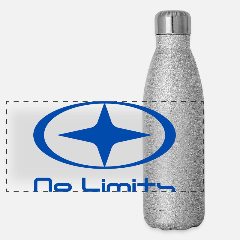 Aucune limite Gourde isotherme panoramique pailletée 500 ml