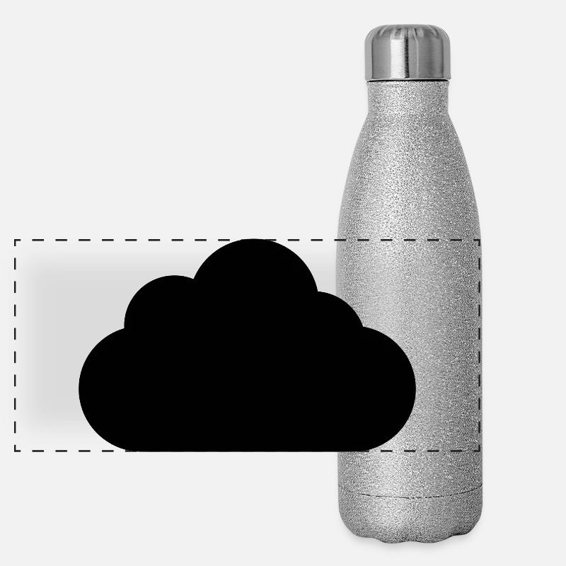 Panorama Glitzer Isolierflasche 500 ml