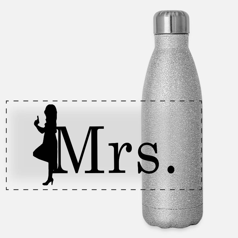 M. et Mme PartnerLook Agent (Partie 1) Gourde isotherme panoramique pailletée 500 ml