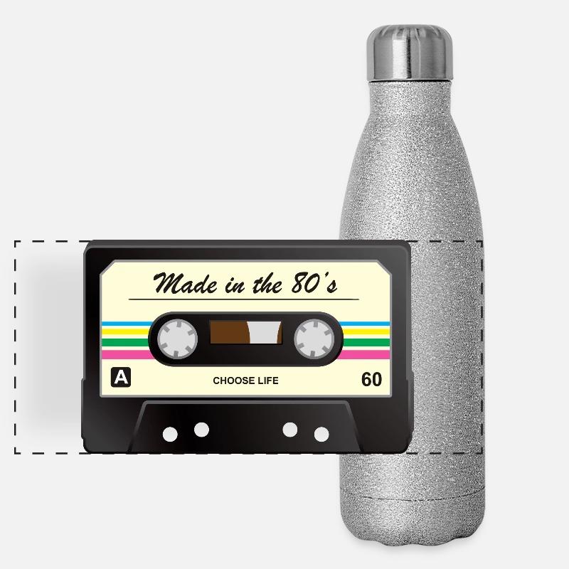 Made in the 80's Panoramic Glitter Thermal Bottle 500 ml