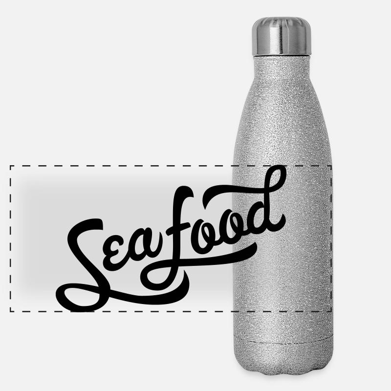 Seafood Panoramic Glitter Thermal Bottle 500 ml