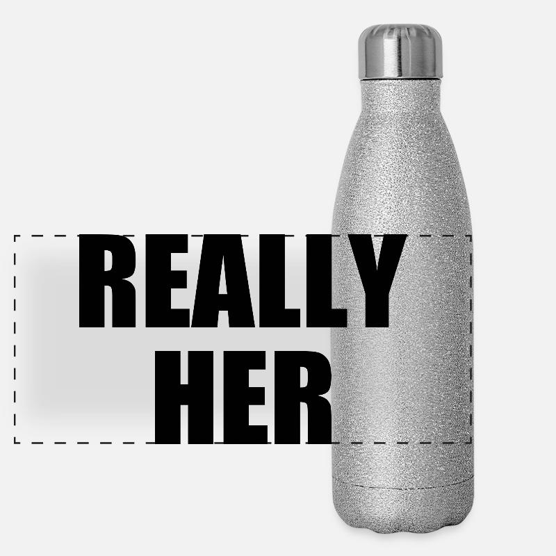 really her Gourde isotherme panoramique pailletée 500 ml