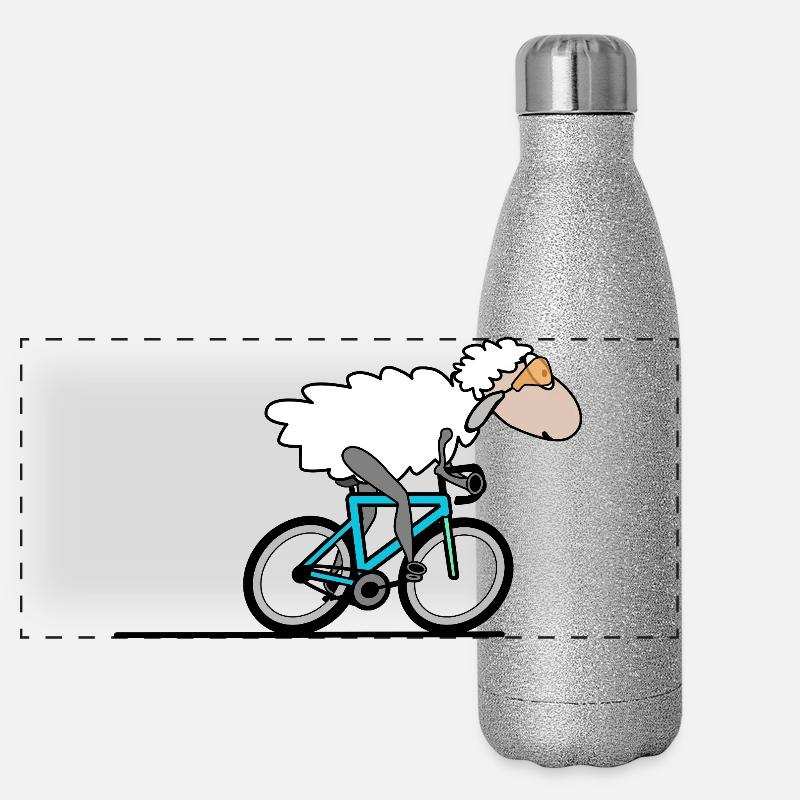 Vélo de route Cyclisme Gourde isotherme panoramique pailletée 500 ml