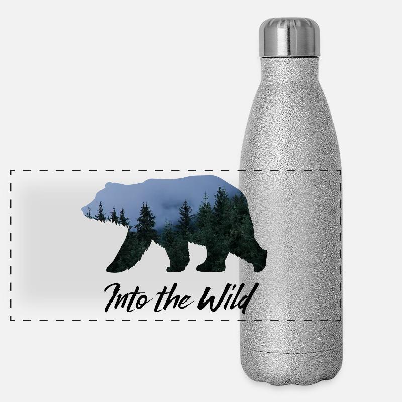 Dans la nature Gourde isotherme panoramique pailletée 500 ml