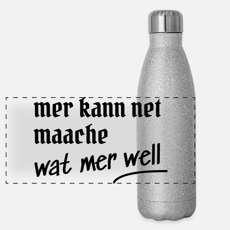 Cologne Dicton Design Cadeau Gourde isotherme panoramique pailletée 500 ml