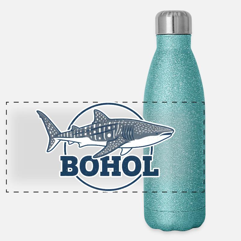 WalHai von Bohol  Panorama Glitzer Isolierflasche 500 ml