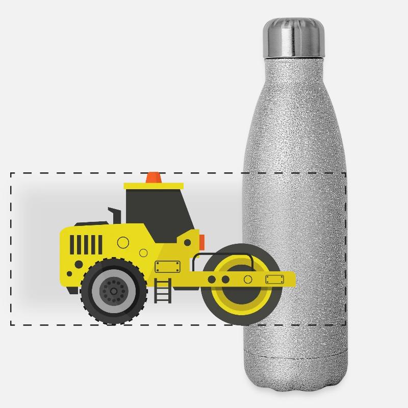 Rouleau compresseur Gourde isotherme panoramique pailletée 500 ml