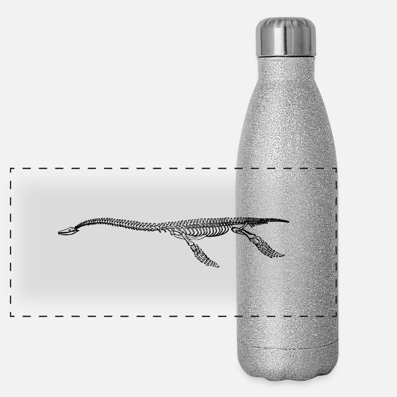 dino 60 Panorama Glitzer Isolierflasche 500 ml