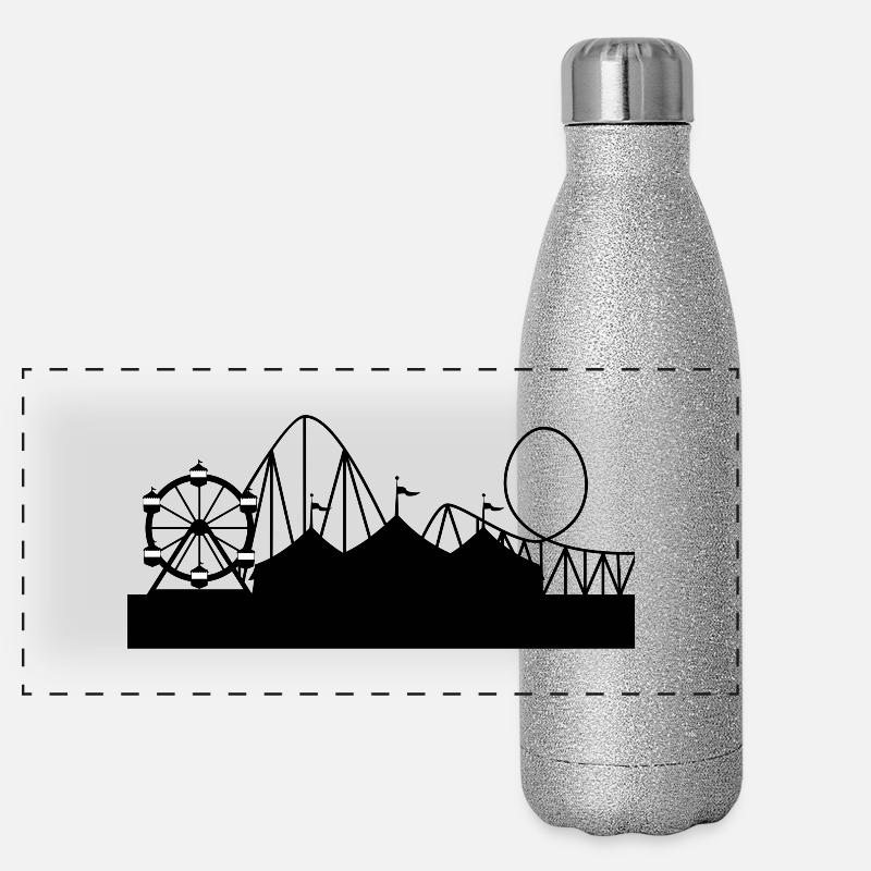 funfair Panoramic Glitter Thermal Bottle 500 ml