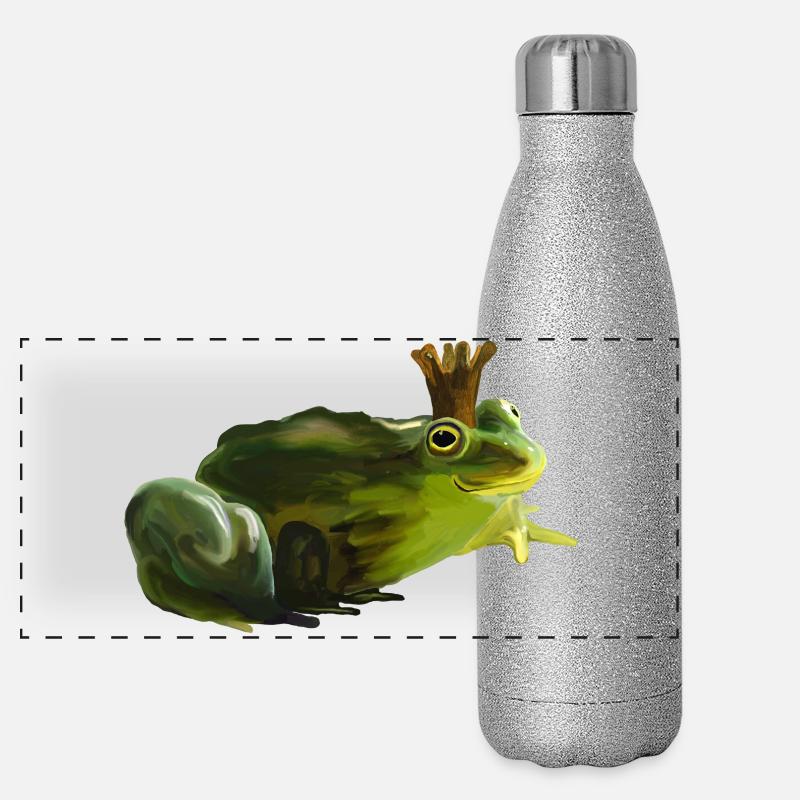 prince grenouille Gourde isotherme panoramique pailletée 500 ml
