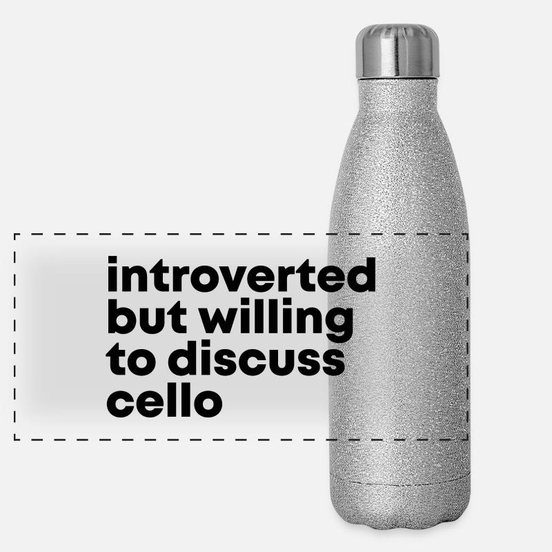 Cello Panorama Glitzer Isolierflasche 500 ml