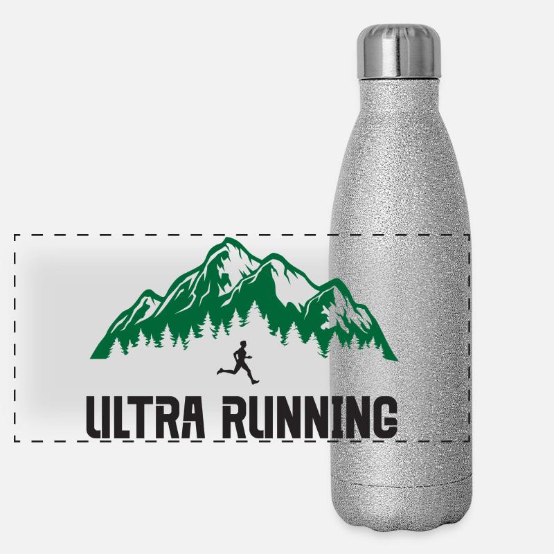 Ultra course à pied Gourde isotherme panoramique pailletée 500 ml