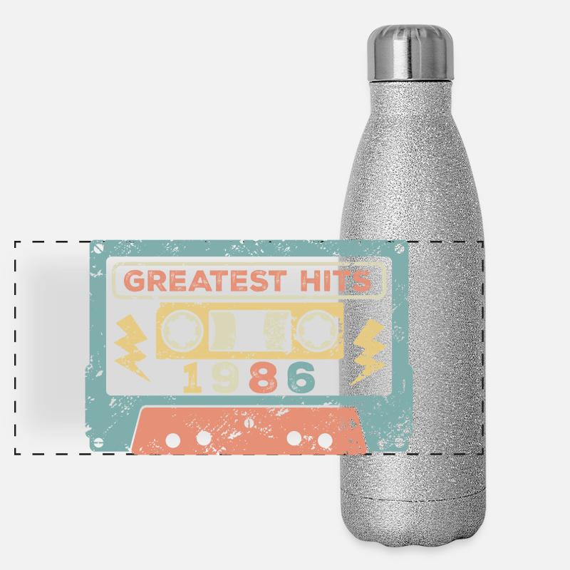 40e anniversaire 1986 Gourde isotherme panoramique pailletée 500 ml