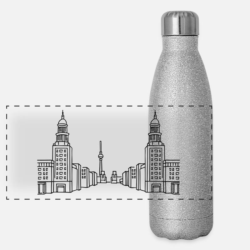 Frankfurter Tor Berlin Gourde isotherme panoramique pailletée 500 ml