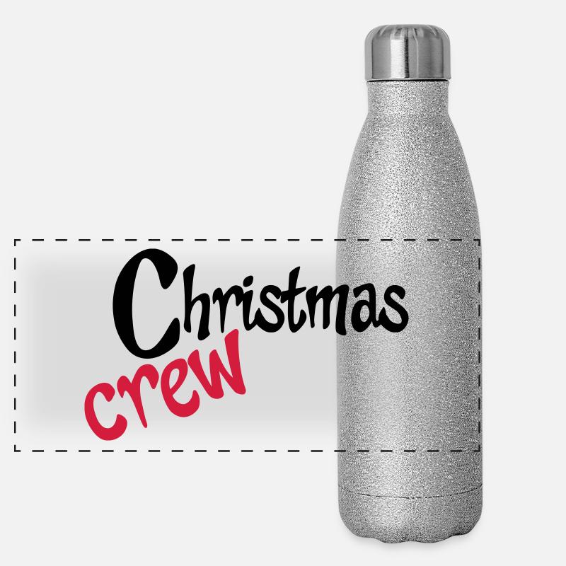 jul Termoflaske i rustfrit stål med glimmer