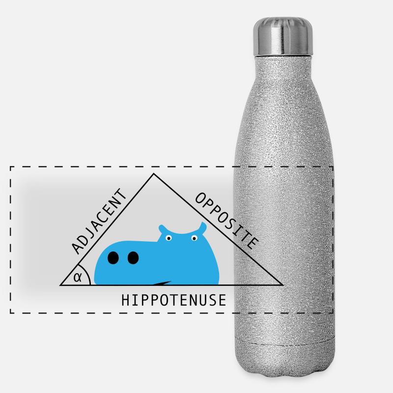 Mathematik Panorama Glitzer Isolierflasche 500 ml