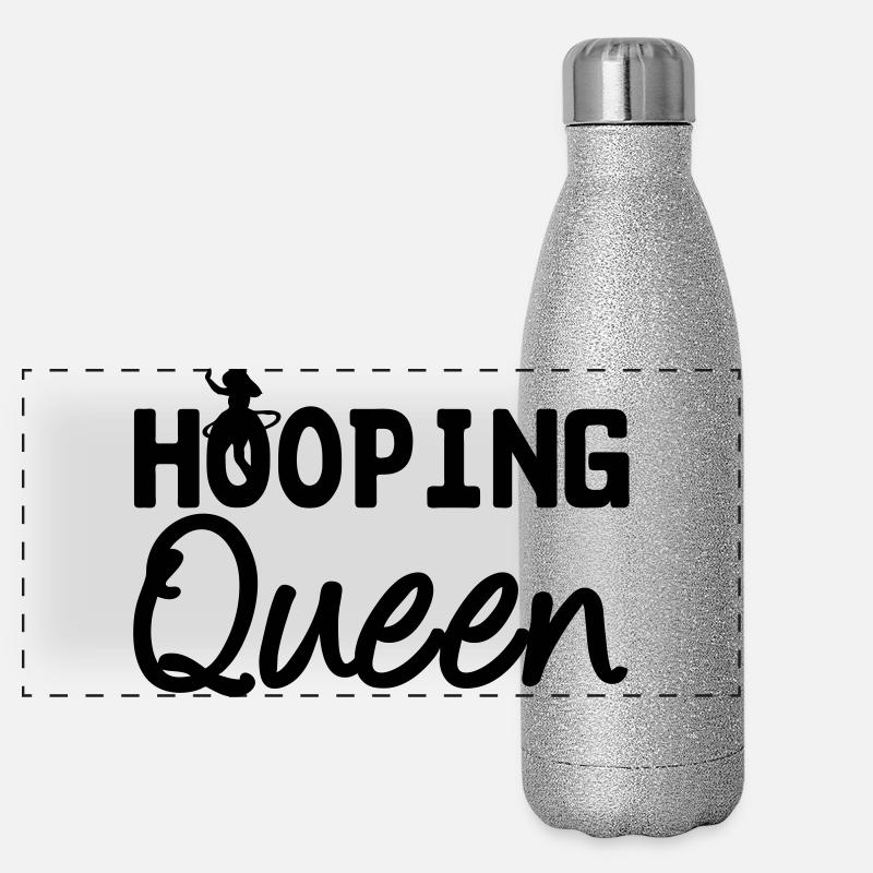 Hooping Queen (Hula Hoop) Panoramic Glitter Thermal Bottle 500 ml