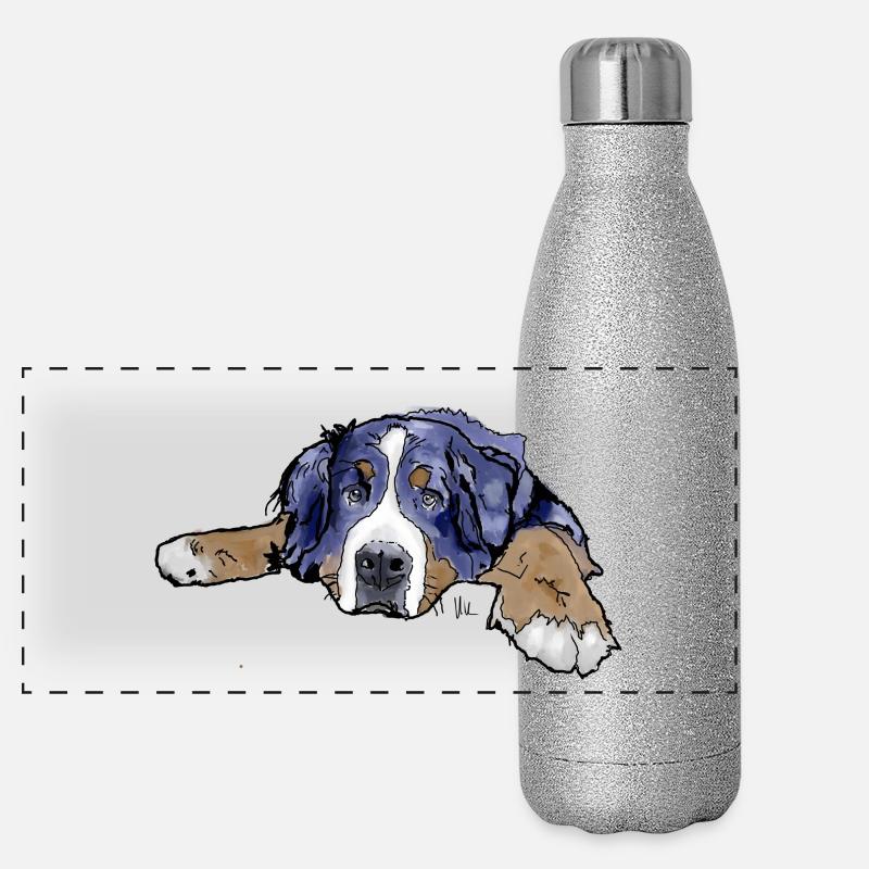 Bouvier bernois Gourde isotherme panoramique pailletée 500 ml