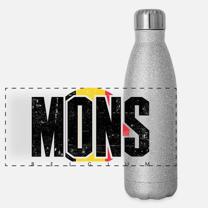 Primaries Geometric 1 Abstract Panoramic Glitter Thermal Bottle 500 ml