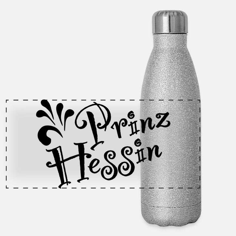 PrinzHessin, le classique de Bembeltown Design Gourde isotherme panoramique pailletée 500 ml