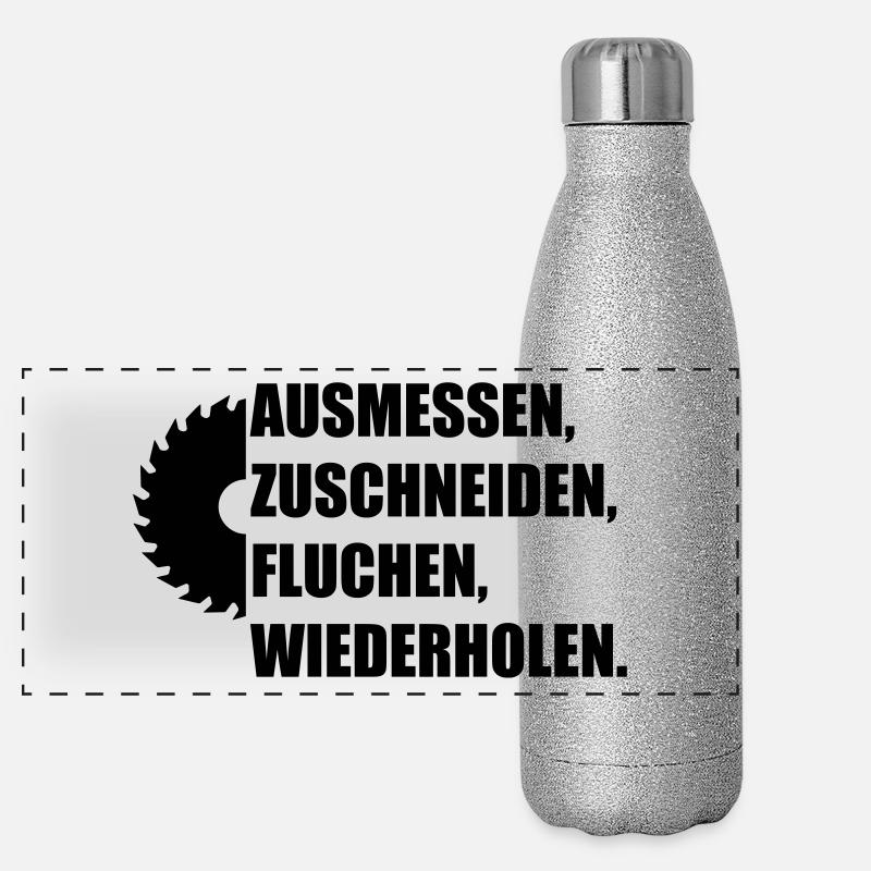 fluchen Panorama Glitzer Isolierflasche 500 ml