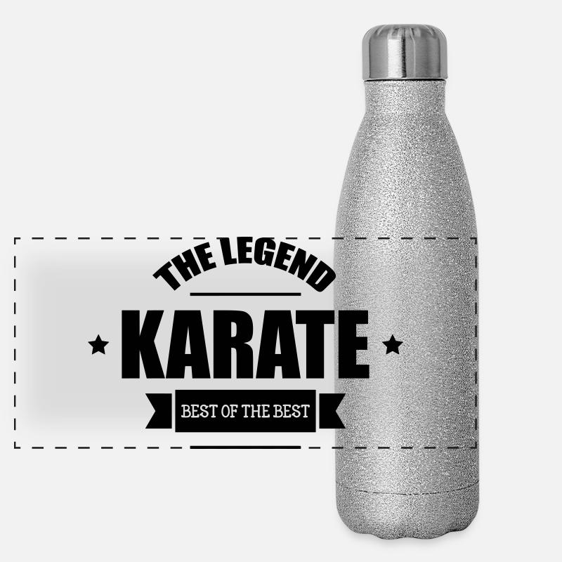 Karate The Legend Gourde isotherme panoramique pailletée 500 ml