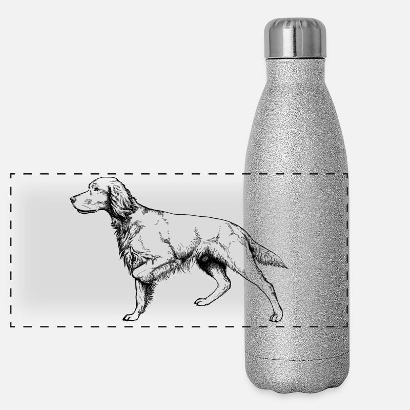 Setter vorstehend Panorama Glitzer Isolierflasche 500 ml