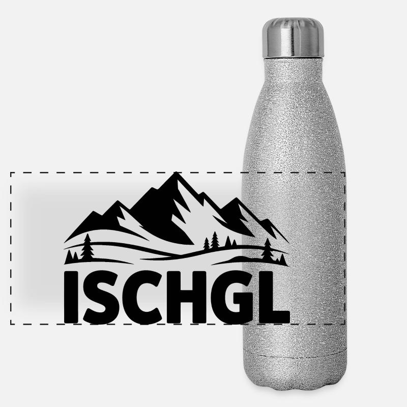 Ischgl - Création de souvenirs Gourde isotherme panoramique pailletée 500 ml